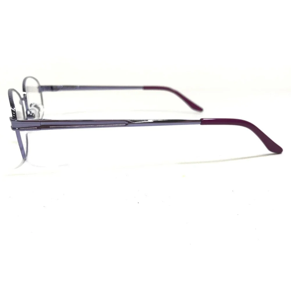 Jubilee Eyeglasses Frames Shiny Purple Oval Full Wire Rim 53-17-135